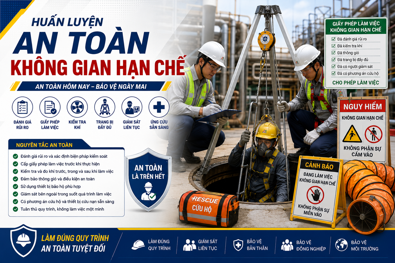 Huấn luyện an toàn không gian hạn chế